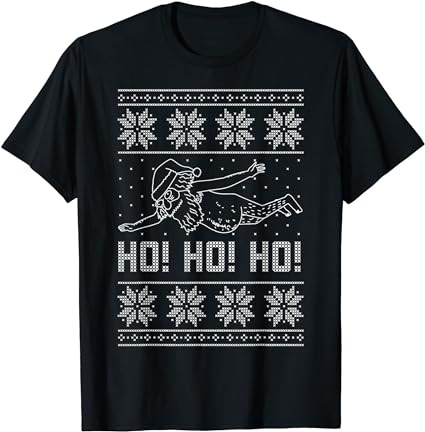Rick and morty fan art santa ugly christmas sweater t-shirt