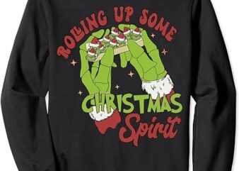 Rolling Up Some Christmas Spirit, Christmas Vibes Sweatshirt