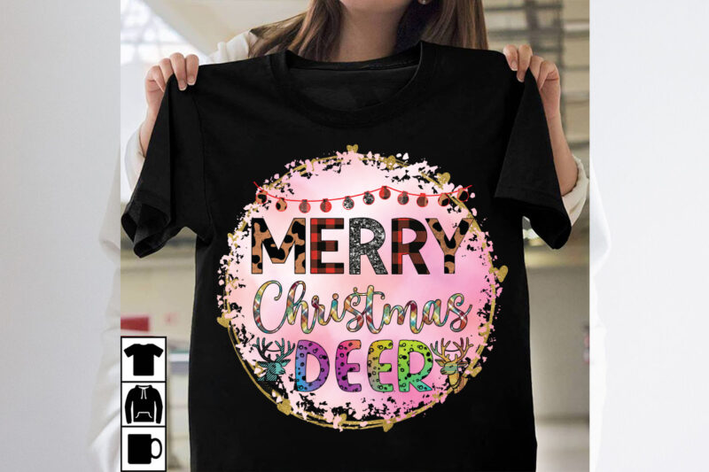 Merry Christmas deer Sublimation design, Christmas SVG Mega Bundle , 220 Christmas Design , Christmas svg bundle , 20 christmas t-shirt desi