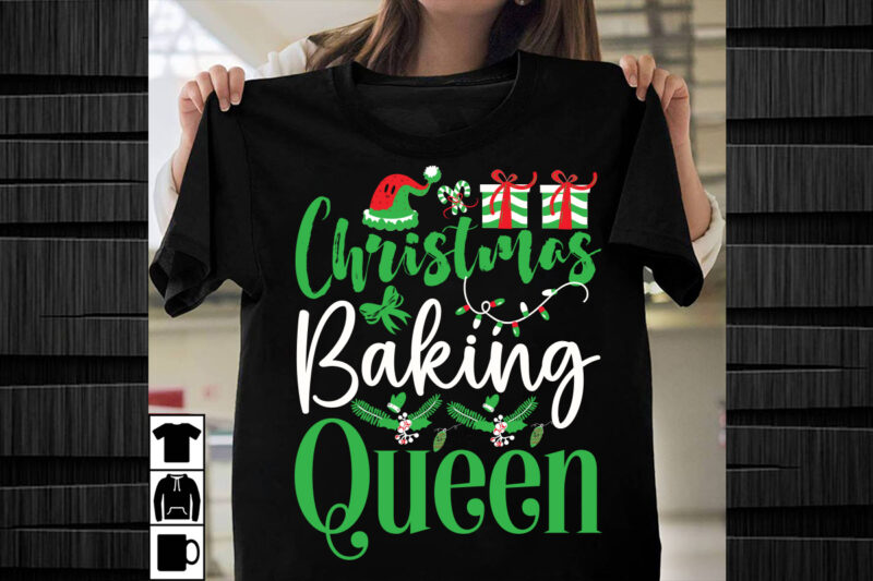 Christmas Baking Queen SVG design,Christmas SVG Mega Bundle , 220 Christmas Design , Christmas svg bundle , 20 christmas t-shirt design , wi