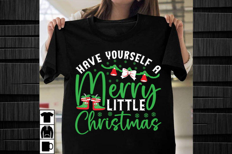 Have Yourself a Merry Little Christmas SVG design, Christmas SVG Mega Bundle , 220 Christmas Design , Christmas svg bundle , 20 christmas t-