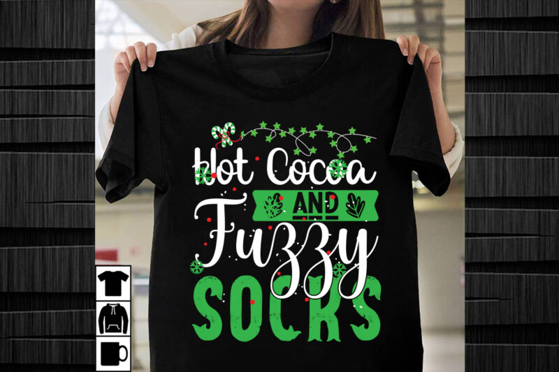 Hot Cocoa and Fuzzy Socks SVG design, Christmas SVG Mega Bundle , 220 Christmas Design , Christmas svg bundle , 20 christmas t-shirt design