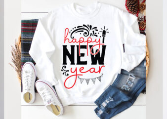 Happy New Year SVG design, Happy New Year. SVG cut file, new year 2024,new year decorations 2024, new year decorations, new year hats 2024,n