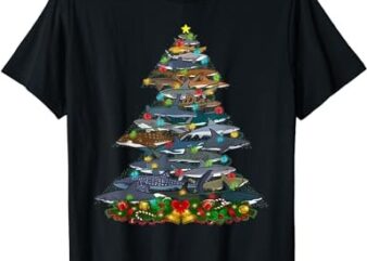 Shark – Xmas Tree Sharks – Christmas Tree – Cute Shark Lover T-Shirt