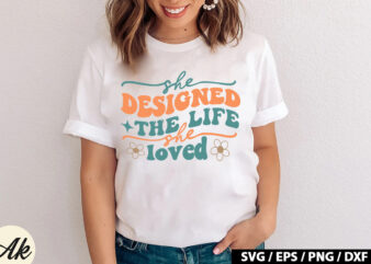 She designed the life she loved Retro SVG
