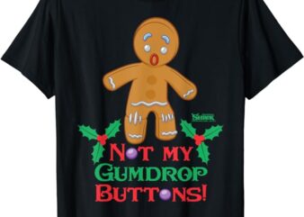 Shrek Gingy Not My Gumdrop Buttons T-Shirt