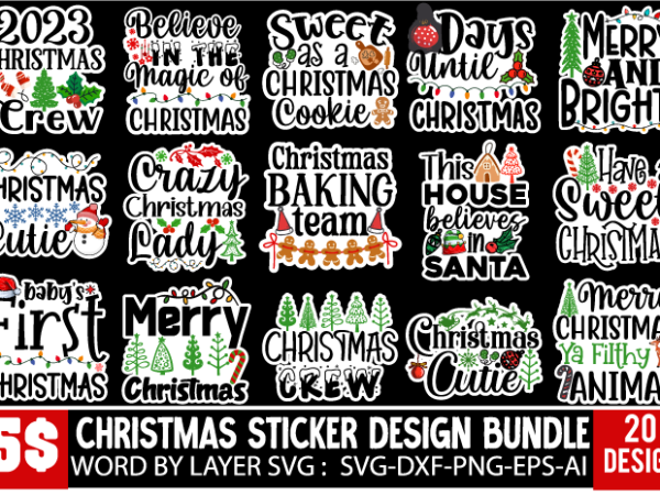 Christmas sticker svg bundle sticker ,christmas sticker svg ,christmas svg cut file,christmas sticker png,christmas sticker design bundle