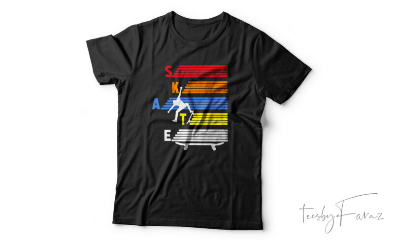 Skate | T-Shirt Design For Sale