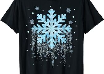 Snowflake Costume Winter Christmas Matching Mens Womens Kids T-Shirt