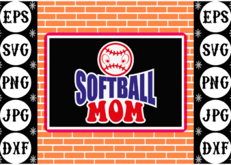 Softball mom sticker