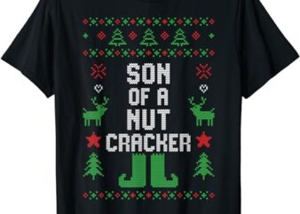 Son of a Nutcracker Family Matching Pajamas Christmas kids T-Shirt
