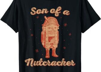 Son of a Nutcracker Shirt Men & Women Matching Pajamas Xmas T-Shirt