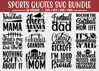 Sports SVG Bundle