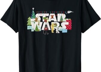 Star Wars Christmas Logo Holiday Celebration T-Shirt