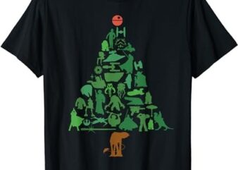 Star Wars Holiday Christmas Tree T-Shirt