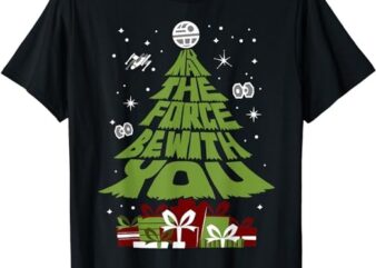Star Wars May The Force Be With You Christmas Tree T-Shirt T-Shirt