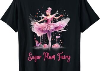 Sugar Plum Fairy Enchanting Nutcracker Ballet Fans T-Shirt