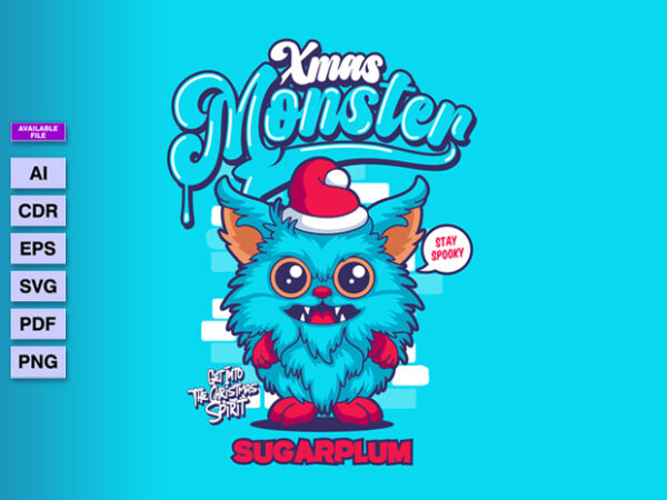 Sugarplum t shirt template vector