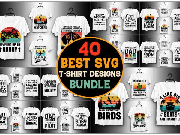 T-shirt design bundle svg