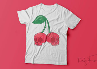 Pink Skull Funny| T-shirt design for sale