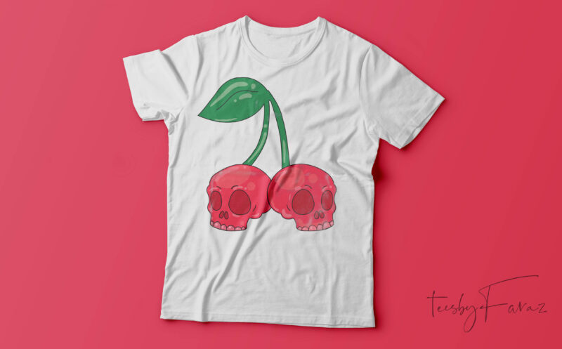 Pink Skull Funny| T-shirt design for sale