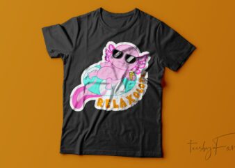 Relax Out Funky| T-shirt design for sale