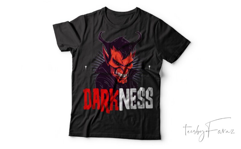 Darkness| T-shirt design for sale