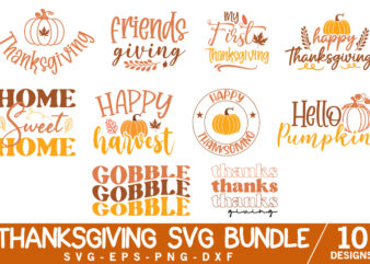 Thanksgiving SVG Bundle, Thanksgiving Svg, Fall vibes svg, Trendy svg, Coffee mug svg, Pumpkin svg, Groovy Autumn Svg, Fall Shirt svg