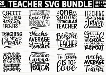 Teacher SVG Bundle