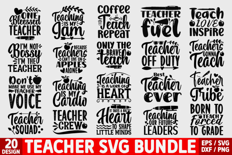 Teacher SVG Bundle