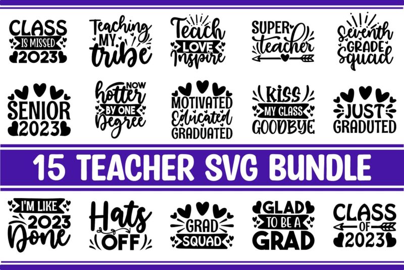 Teacher SVG Bundle