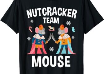 Team Mouse Nutcracker Shirt Christmas Dance Funny Soldier T-Shirt 4