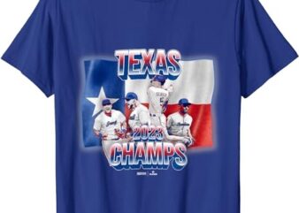 Texas Baseball 2023 World Champions MLB Players, Inc. T-Shirt