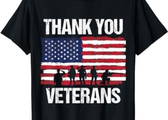Thank You! Veterans Day & Memorial Day Partiotic Military T-Shirt