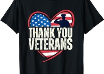 Thank You Veterans Day Memorial Day Partiotic Military Usa T-Shirt