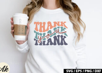 Thank you Retro SVG t shirt designs for sale