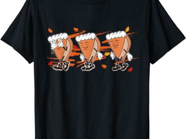 Thanksgiving pumpkin pie griddy dance boys girls kids t-shirt