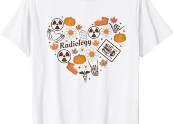 Thanksgiving Radiology RAD Tech Fall Autumn Xray Tech CT MRT T-Shirt