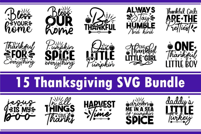 Thanksgiving SVG Bundle