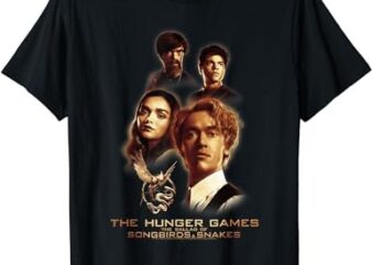 The Ballad of Songbirds and Snakes Character Collage T-Shirt