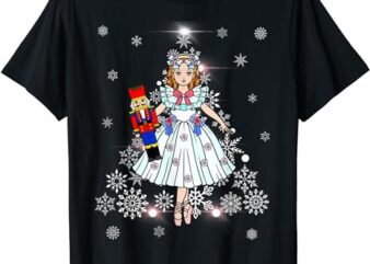 The Nutcracker Ballet, Clara, Tree Christmas Holiday Dance T-Shirt