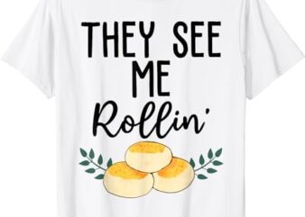 They See Me Rollin’ Funny Matching Family Happy Thanksgiving T-Shirt