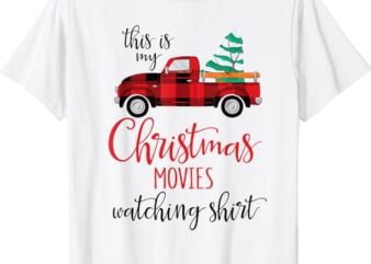 This Is My Christmas Movies Watching Shirt Xmas Movie T-Shirt