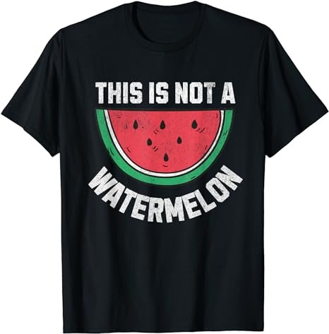 This Is Not a Watermelon Palestine Free Palestinian T-Shirt PNG File
