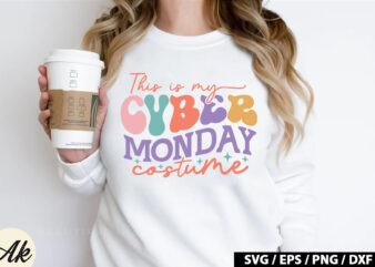 This is my cyber monday costume Retro SVG t shirt designs for sale
