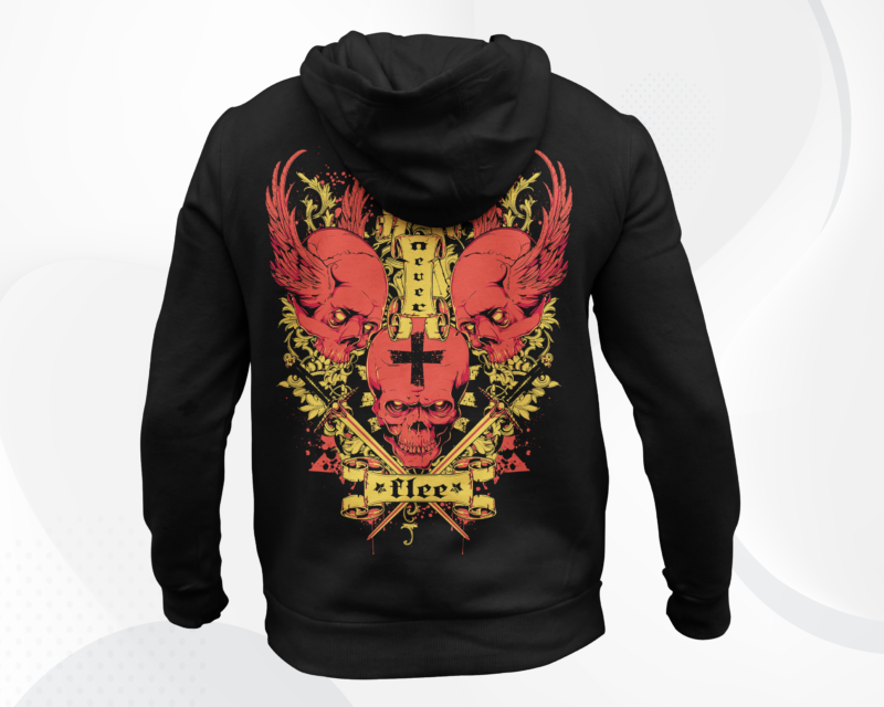 Skeleton T-Shirt Designs Bundle | Skull Streetwear Designs | Skeleton Vintage T-Shirt Designs | Skull Retro T-Shirt Designs | DTF | DTG