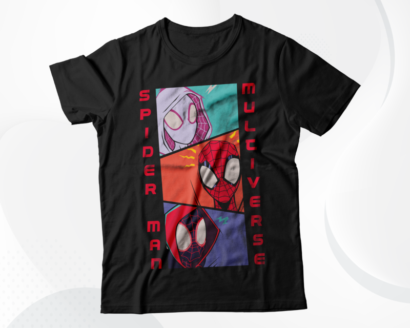 100 Super Hero T-Shirt Designs Bundle 2 | Spidey T-Shirt Designs Bundle | Masked Hero T-Shirt Designs Bundle | DTF Transfer | DTG Transfer