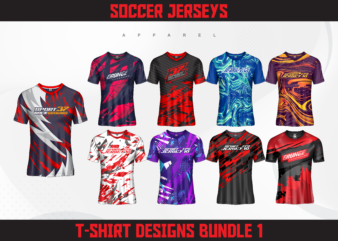 80+ Racing Jersey T-Shirt Designs Bundle | Jersey Designs | Jersey Sublimation