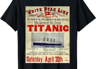Titanic, Titanic Sinking, Titanic History, Titanic T-Shirt