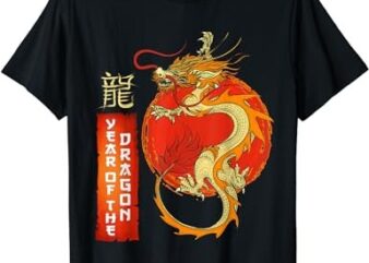 Traditional Dragon Sign the Year of the Dragon Chinese Year T-Shirt